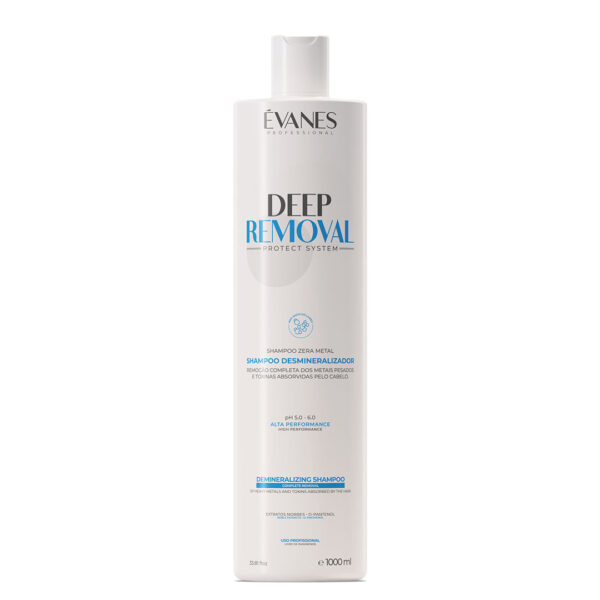 Shampoo Desmineralizador - Deep Removal - Évanes Professional - 1000 ml