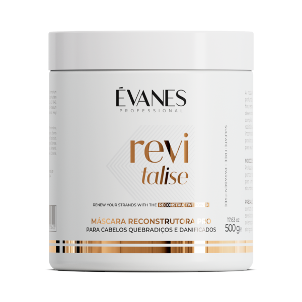 Máscara Reconstrutora PRO - Revitalise - Évanes Professional - 500 g